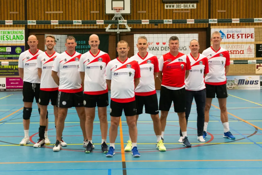 Teamfoto Heren 2 van volleybalvereniging DBS Balk, seizoen 2025-2026