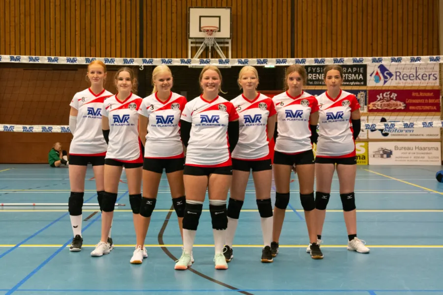 Teamfoto Meisjes C1 van volleybalvereniging DBS Balk, seizoen 2025-2026